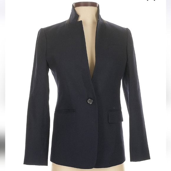 J. Crew Wool Regent Blzer Sz 2 Black - Picture 3 of 7